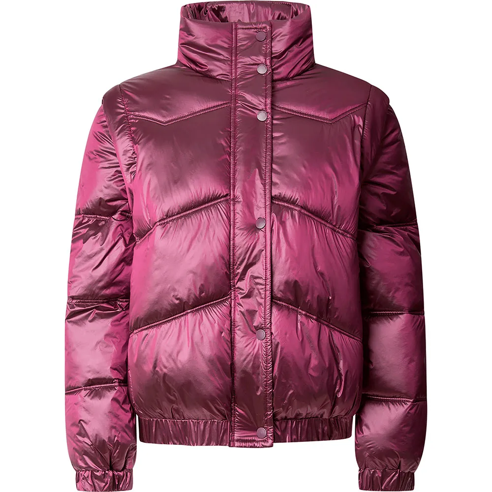

Куртка Pepe Jeans Flora puffer, розовый