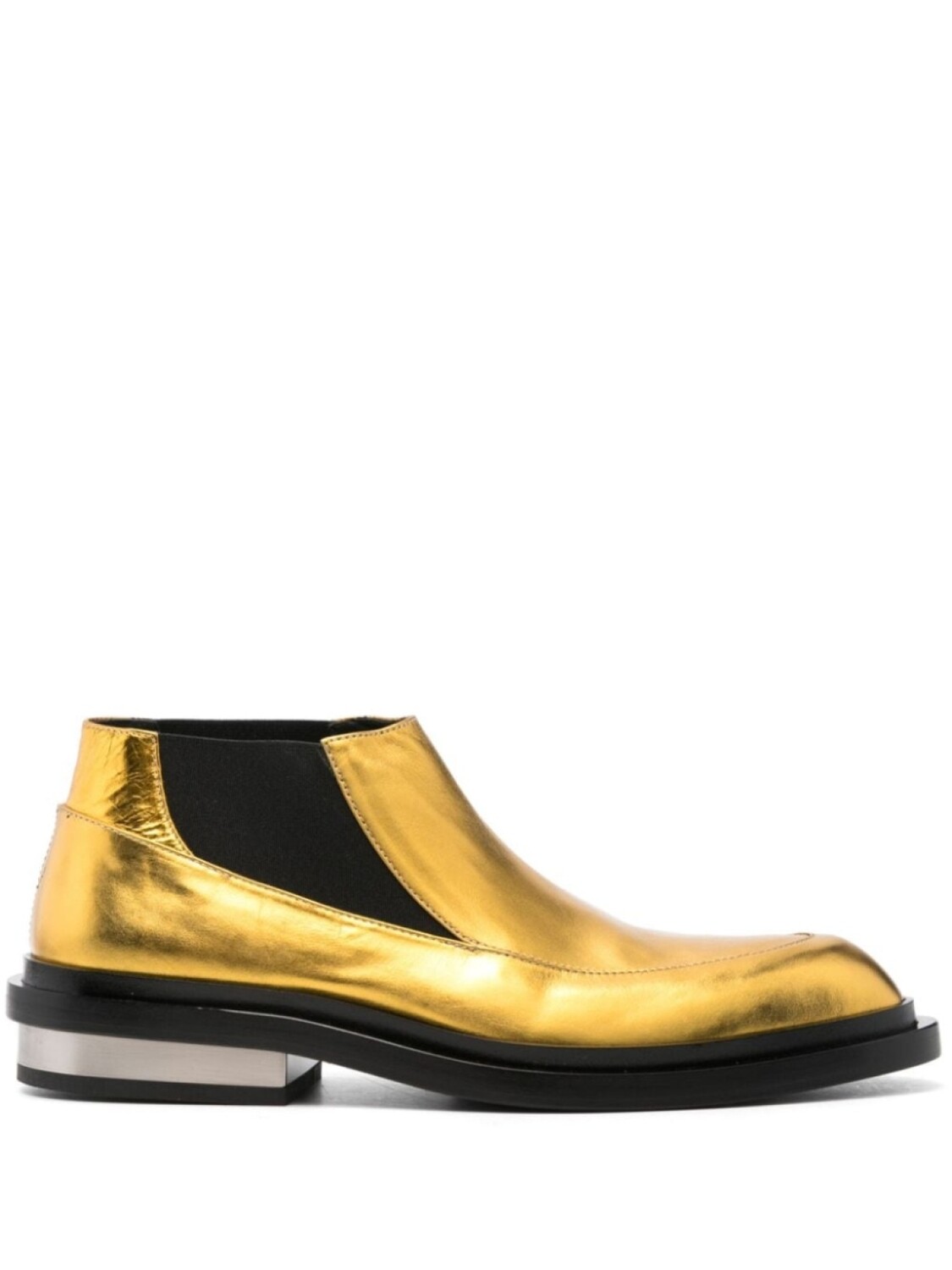 Ботильоны Jil Sander из ламе, желтый