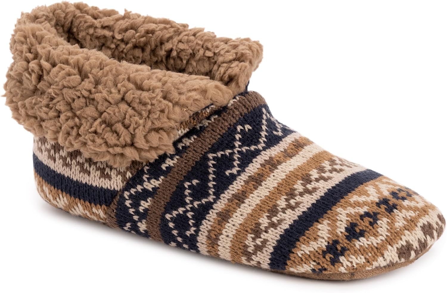 

Мужские тапочки MUK LUKS, синий/песочный/темно-синий