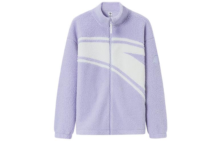 

Куртка Anta Life Collection унисекс светло-орхидейный фиолетовый/бежевый белый, светло-сиреневый белый
