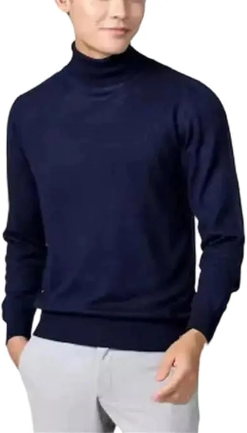 

Мужской свитер Slim Fit с высоким воротником