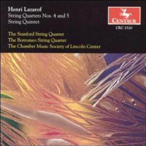 

CD диск Lazarof / Chamber Music Society of Lincoln Center: String Quartet 4 & 5 / String Quintet