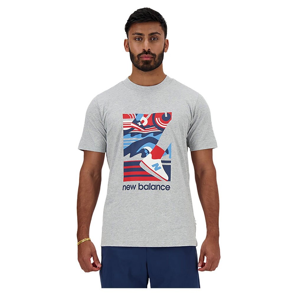 

Футболка с коротким рукавом New Balance Triathlon, серый