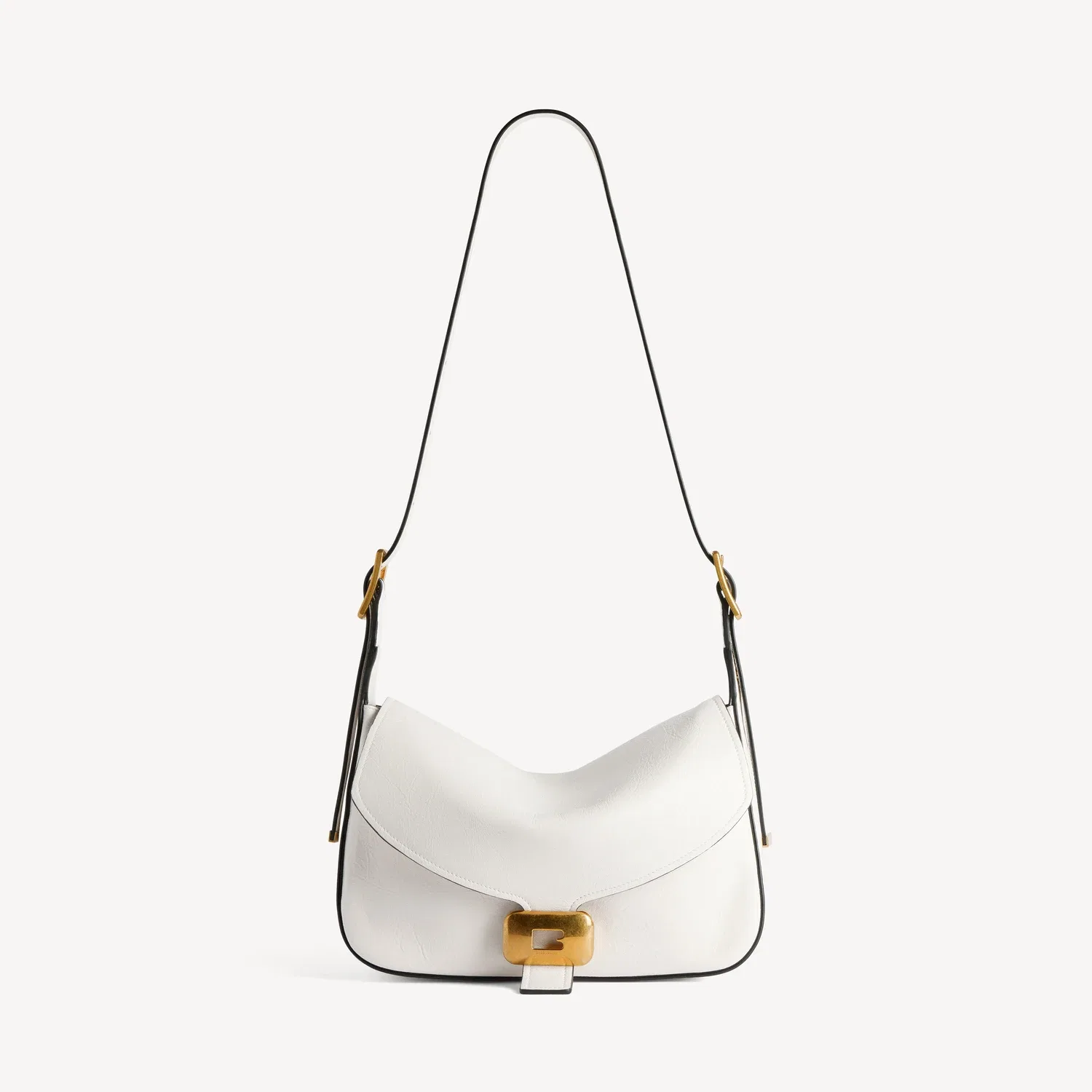 Женская сумка на плечо Clicca Medium цвета «Белый снег» BALENCIAGA — фото 4
