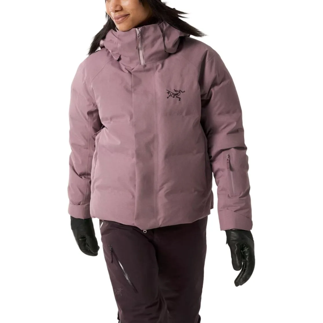 Пуховик ANDESSA женский Arcteryx, interstellar фиолетовый