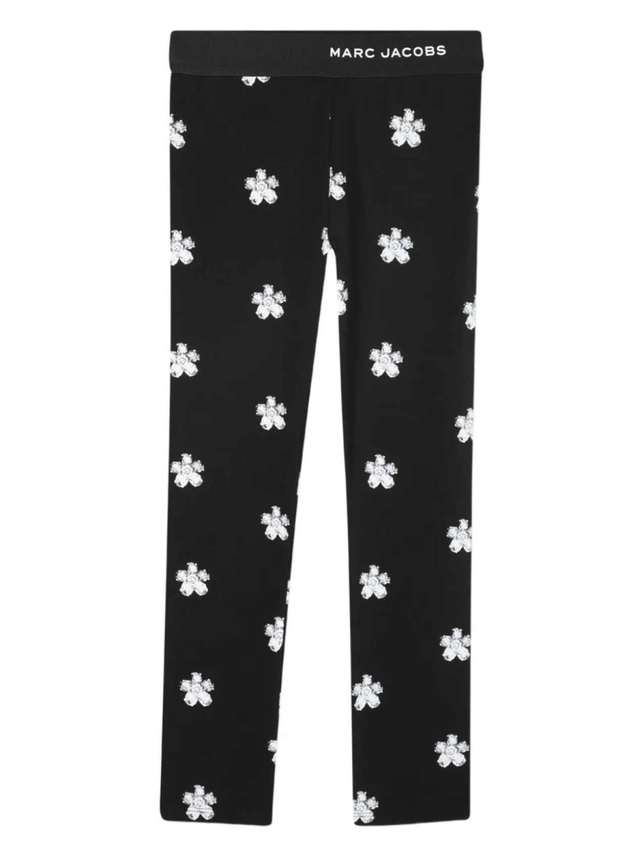 

Marc Jacobs Kids леггинсы с цветочным принтом, черный
