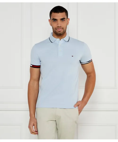 

Футболка поло Slim fit Tommy Hilfiger, синий