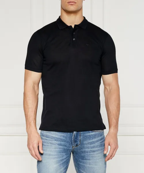 

Футболка поло Regular fit Emporio Armani, синий