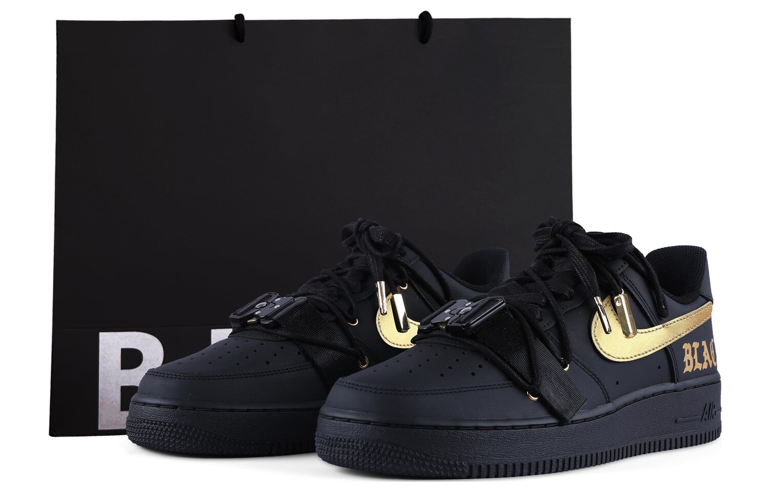 

Мужские кроссовки для скейтбординга Nike Air Force 1 Low, черный