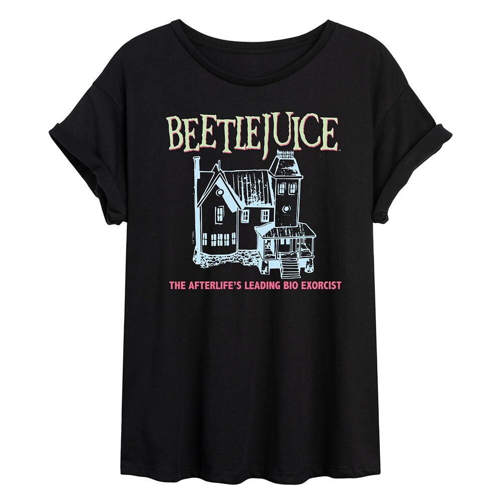 

Большая футболка для юниоров Beetlejuice House Licensed Character, черный