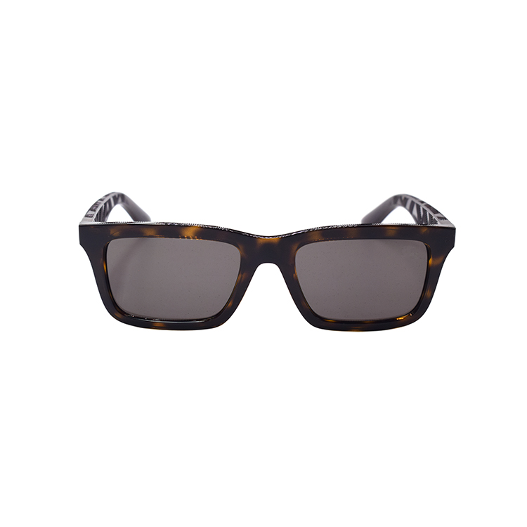 Burberry Прямоугольные солнцезащитные очки мужские Tortoiseshell — фото 3
