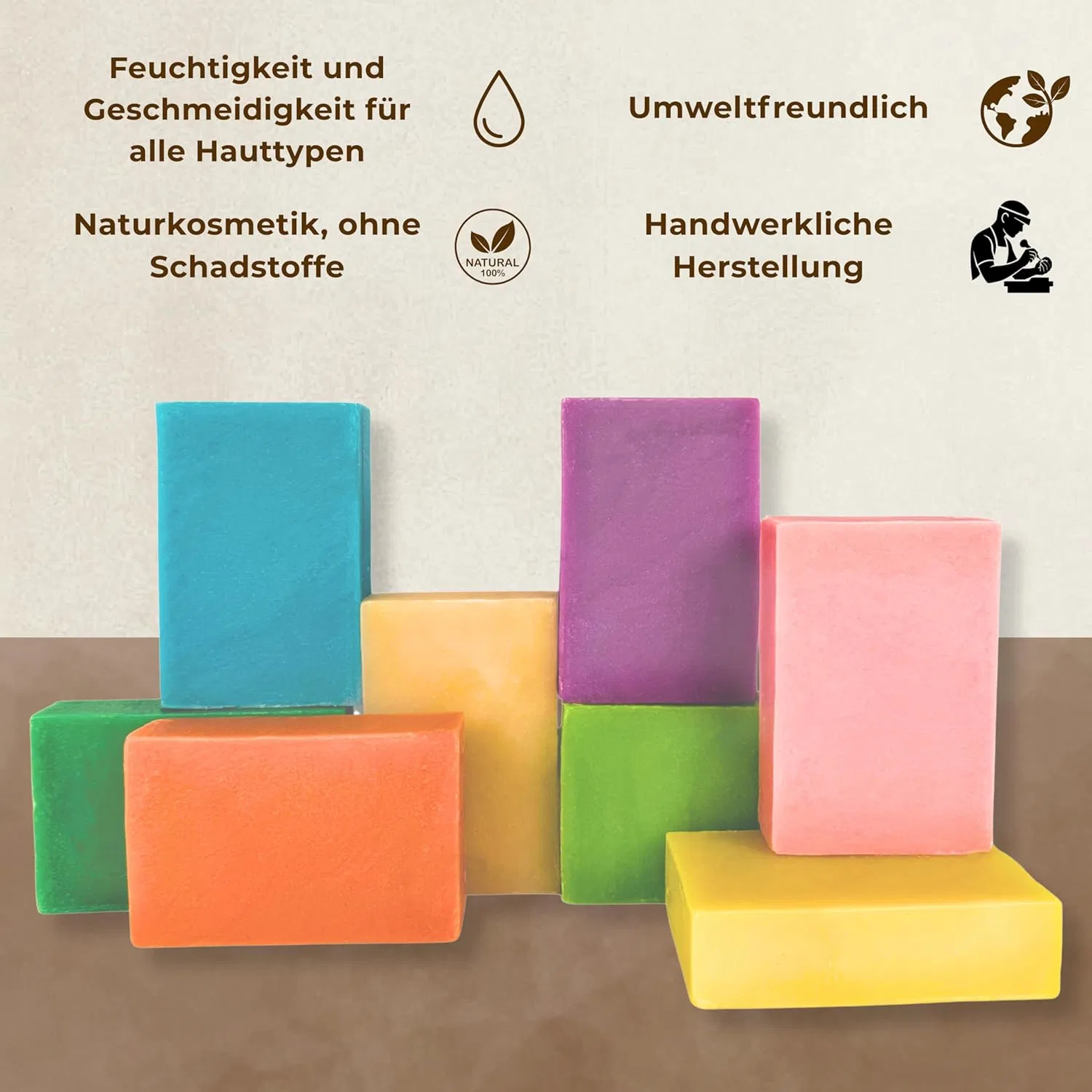 Набор из 8 кусков натурального мыла с оливковым маслом, 8 x 120 г Cabrerizo Soap — фото 3