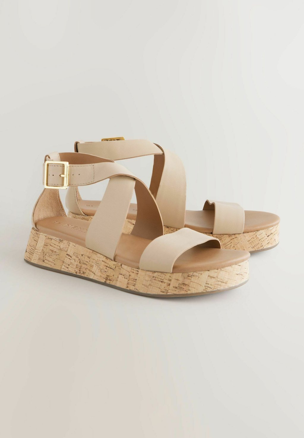 Босоножки на платформе STANDARD WIDE FIT FOREVER COMFORT CHUNKY Next, цвет Mottled Beige — фото 2