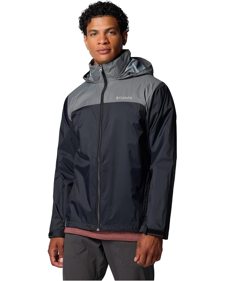

Куртка Columbia Glennaker Lake II Rain Jacket, цвет Black/City Grey