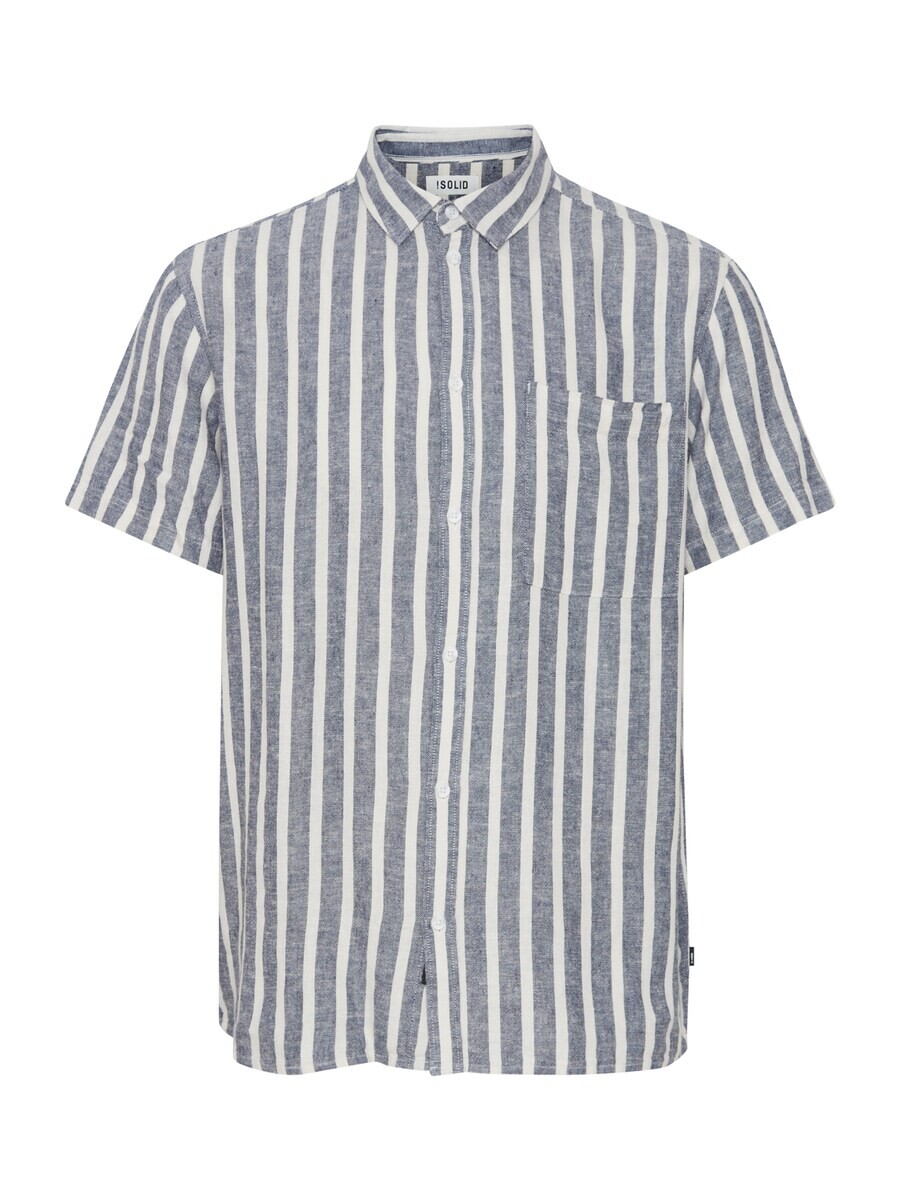 

Повседневная рубашка !Solid Regular fit Button Up Shirt Fried, пыльно-голубой