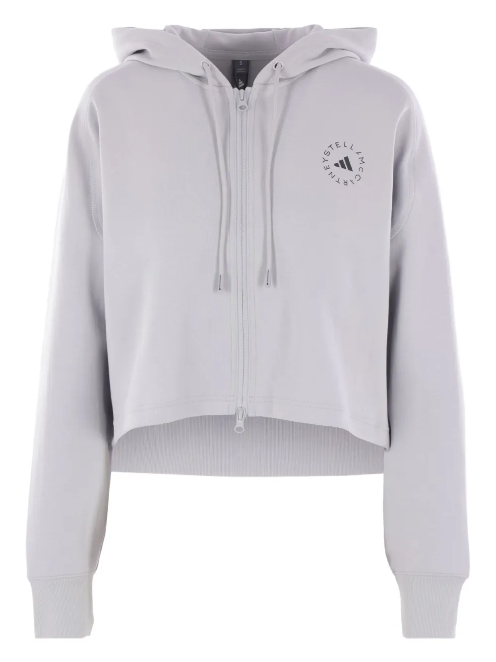 

Толстовка на молнии adidas by Stella McCartney, серый