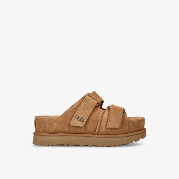 

Замшевые сандалии goldenstar с двумя ремешками Ugg, цвет tan