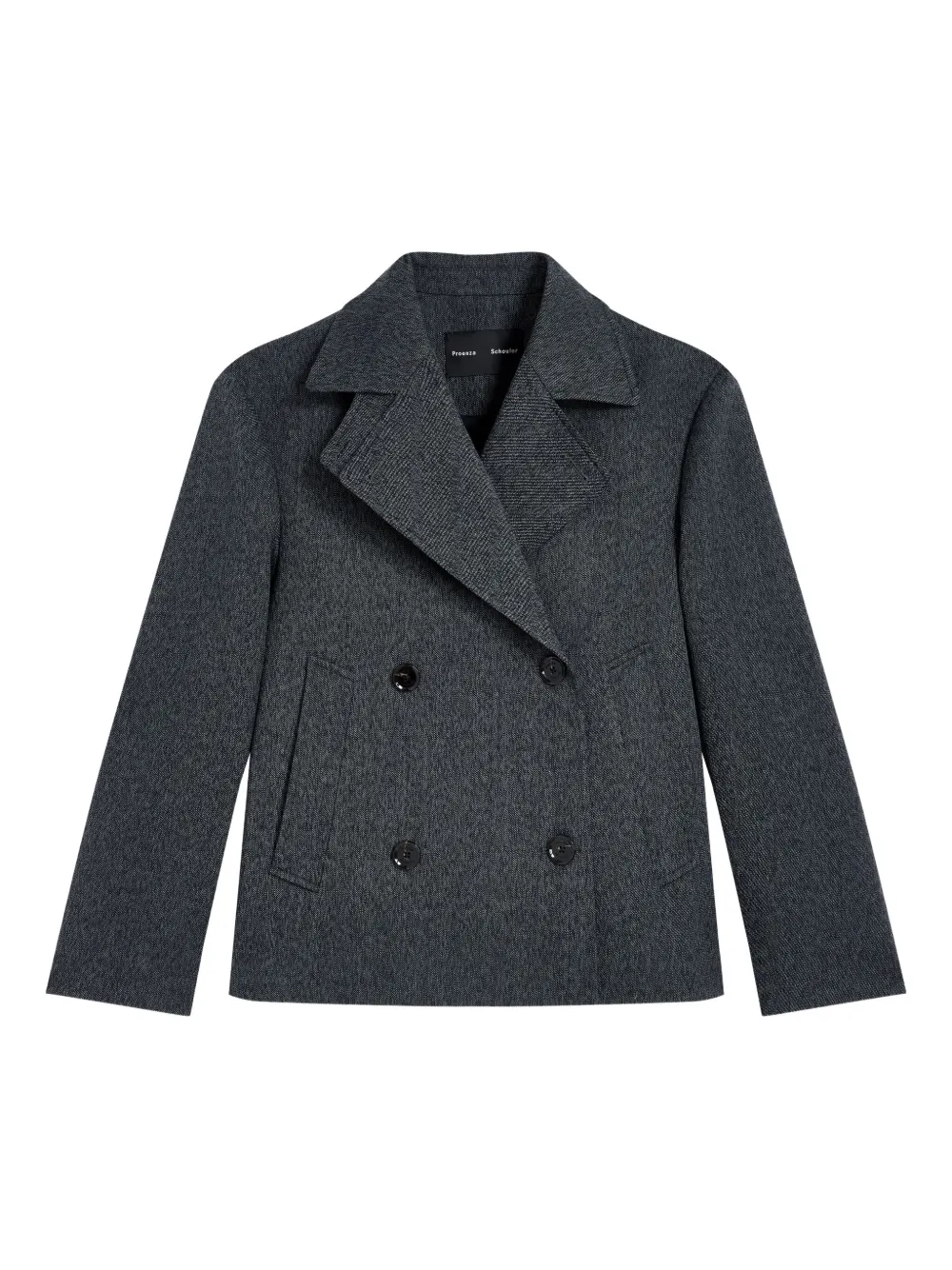 

Двубортный блейзер Nola Proenza Schouler, серый