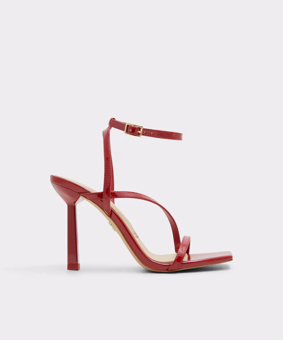 

Женские босоножки на каблуке с квадратным носком Aldo, красный