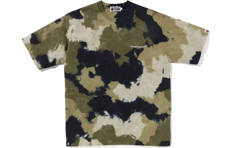 

Футболка свободного кроя BAPE Chusen Dye A Bathing Ape, коричневый