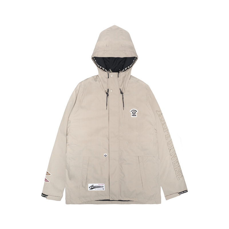 

Многослойная куртка с капюшоном и нашивкой-логотипом Aape, Black BKX, Черный, Многослойная куртка с капюшоном и нашивкой-логотипом Aape, Black BKX