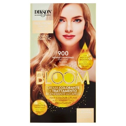 

Bloom Color Cream 900 Бледный блондин, Dikson