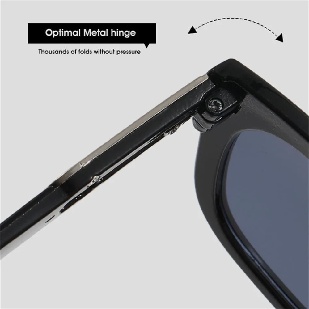 

Мужские и женские солнцезащитные очки в стиле стимпанк, винтажные, с застежкой-крючком, прямоугольные, для вождения, защита от ультрафиолета UV400 LANGSER, 2