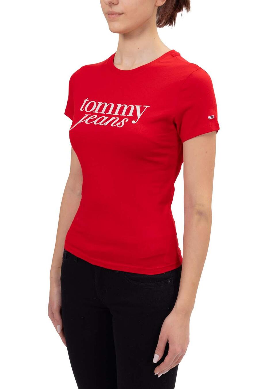 

TOMMY HILFIGER Футболка Donna Slim с логотипом Stampa