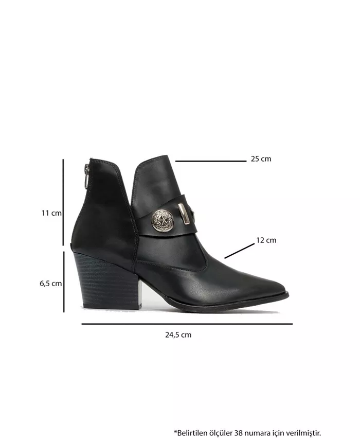 Ботинки Kenda с пряжкой и блочным каблуком Prologue Shoes, черный — фото 4