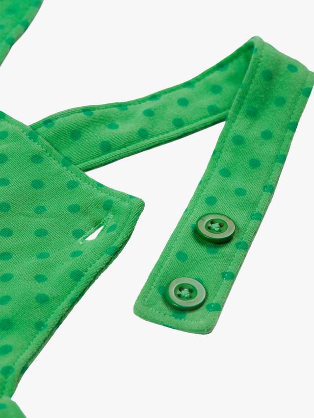 Детское платье-сарафан Enya из органического хлопка с аппликацией Frugi, Green — фото 3