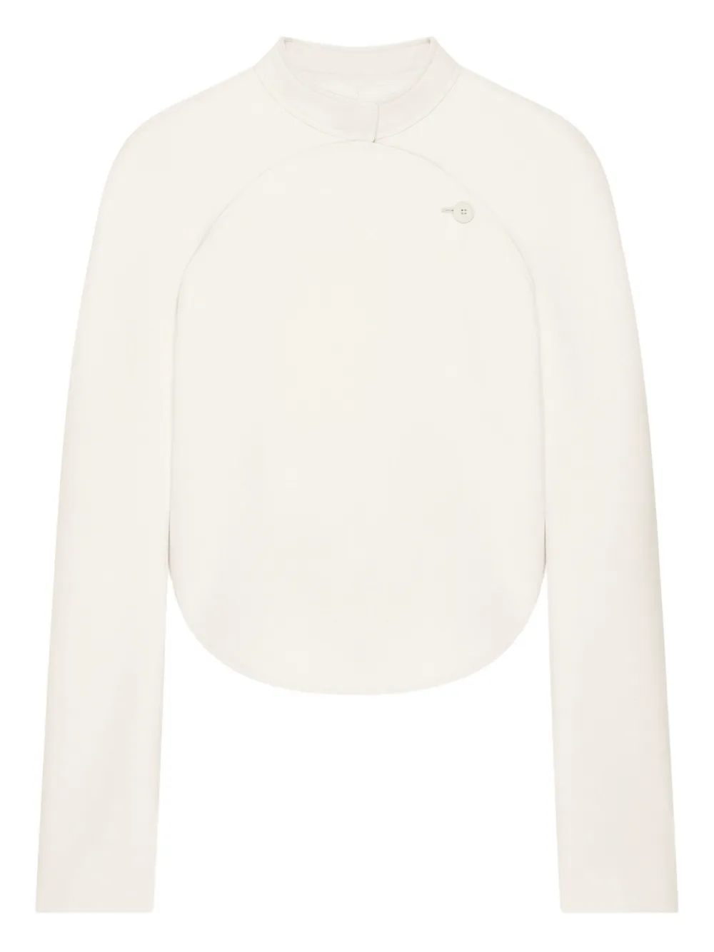 

Жакет Circle асимметричного кроя Courrèges, белый