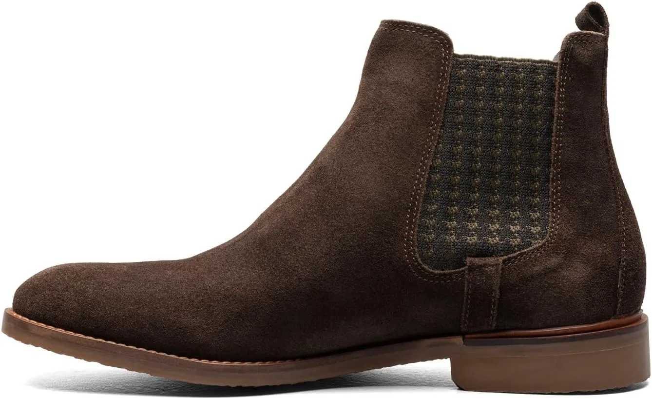 Мужские ботинки Stacy Adams Gabriel, модель «челси», Chocolate Brown Suede — фото 4
