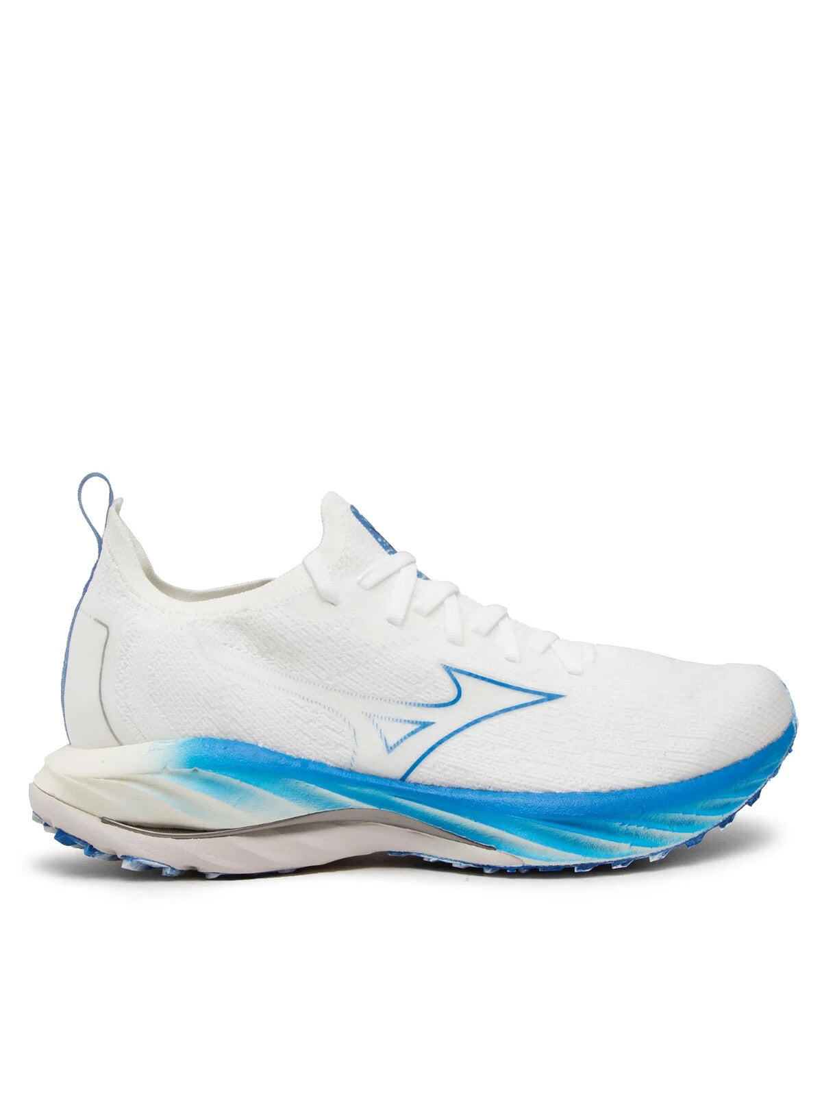 Кроссовки Mizuno Wave Neo Wind J1GC227801 мужские, белые, синие, DWA1361 Mizuno, белый — фото 2