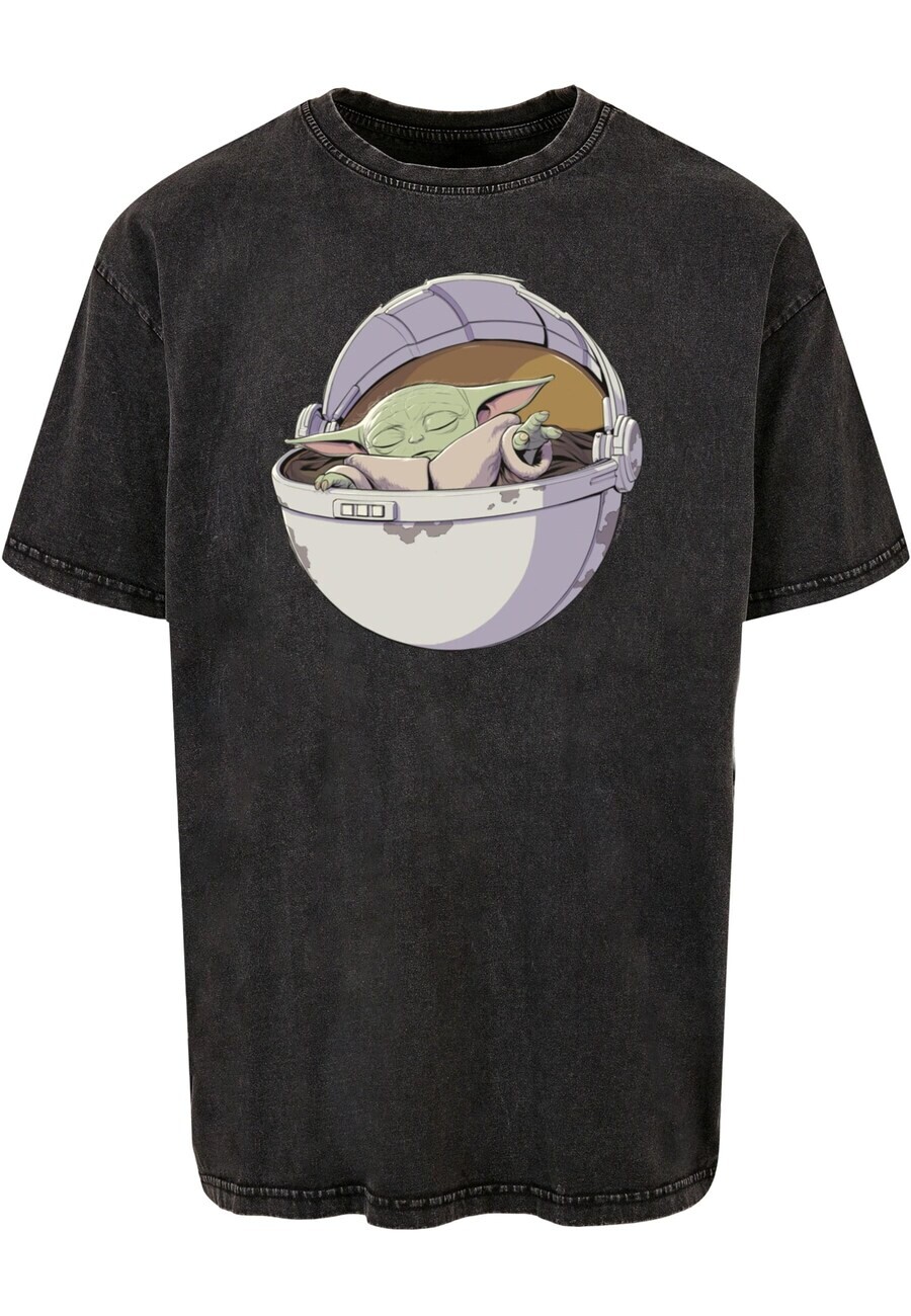 

Классическая футболка ABSOLUTE CULT Shirt Star Wars - The Mandalorian, черный