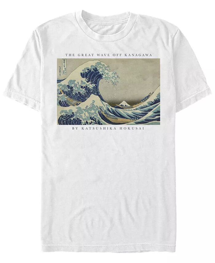 

Мужская футболка Great Wave с коротким рукавом и круглым вырезом Fifth Sun, белый
