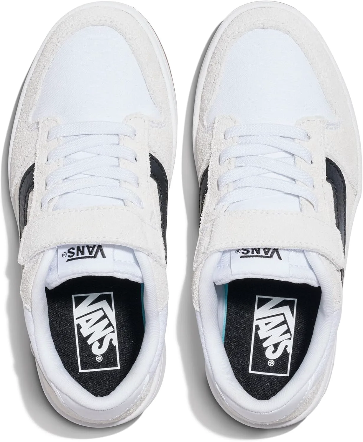 Детские кроссовки Vans Ryland Ls V унисекс, белый/черный — фото 4
