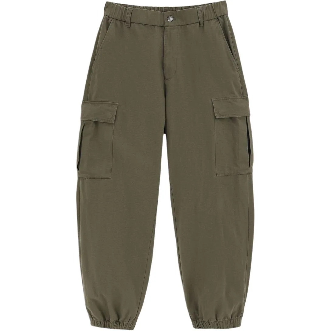 Повседневные брюки мужские умеренные карго GAP, Carbon Gray — фото 4