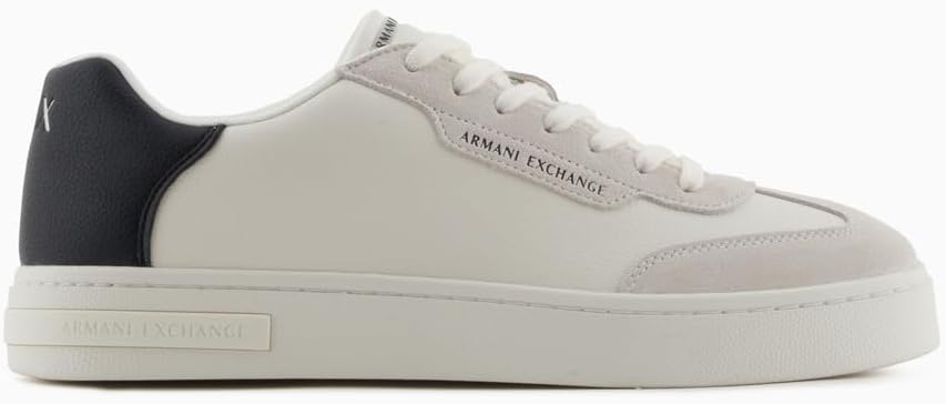 Мужские кроссовки Armani Exchange London, слоновая кость/черный