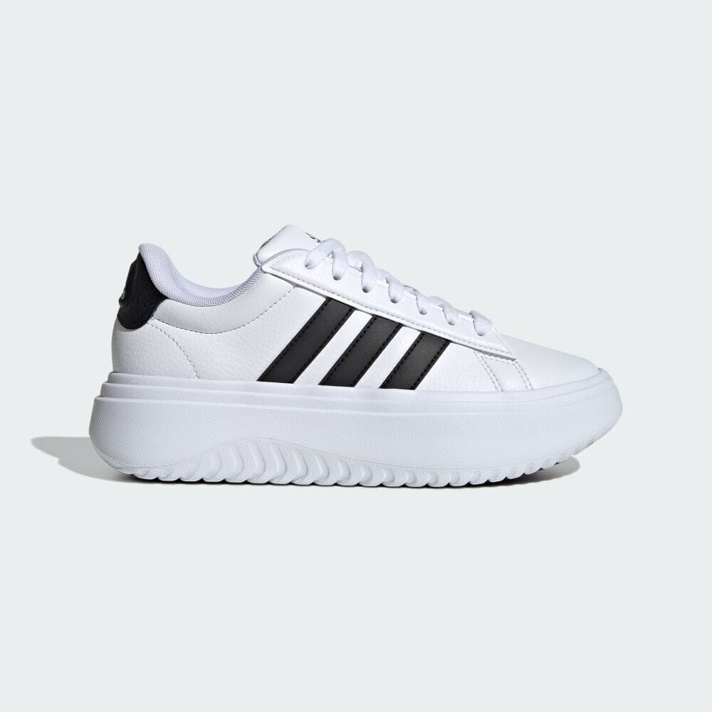 Кроссовки Adidas GRANDCOURT PLATFORM, цвет White/Black