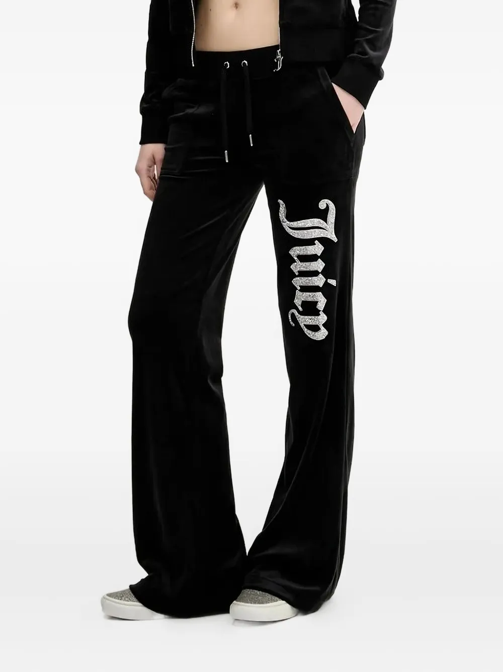 

Брюки Layla, украшенные кристаллами Juicy Couture, черный