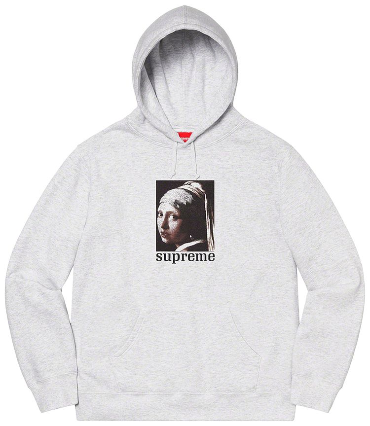 

Толстовка Supreme Pearl Hooded Sweatshirt 'Ash Grey', серый
