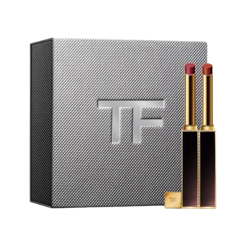 TOM FORD Набор ультратонких матовых помад TF Brand New, 0,9 г*2, подарок на день рождения, Ultra Fine Tube 153+Ultra Fine Tube 154