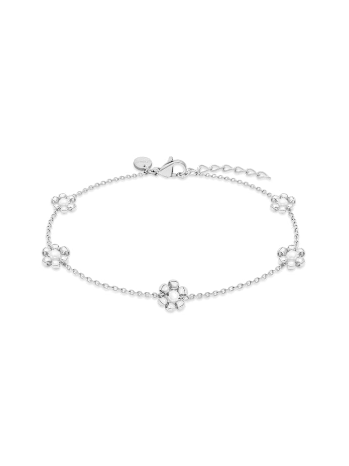 

s.Oliver Браслет на лодыжку в виде серебряного жемчужного цветка