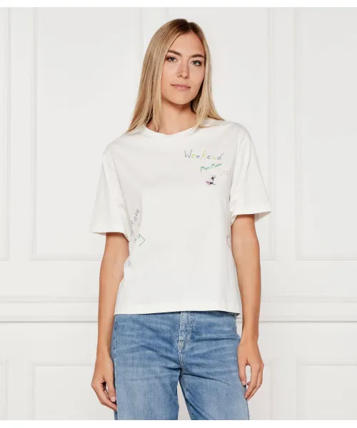 

Футболка Acline Relaxed fit Weekend Maxmara, белый
