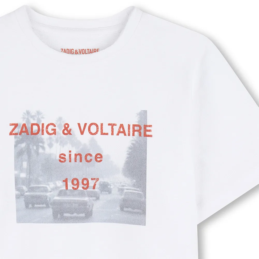 Футболка с короткими рукавами Zadig & Voltaire X60582, белый — фото 3