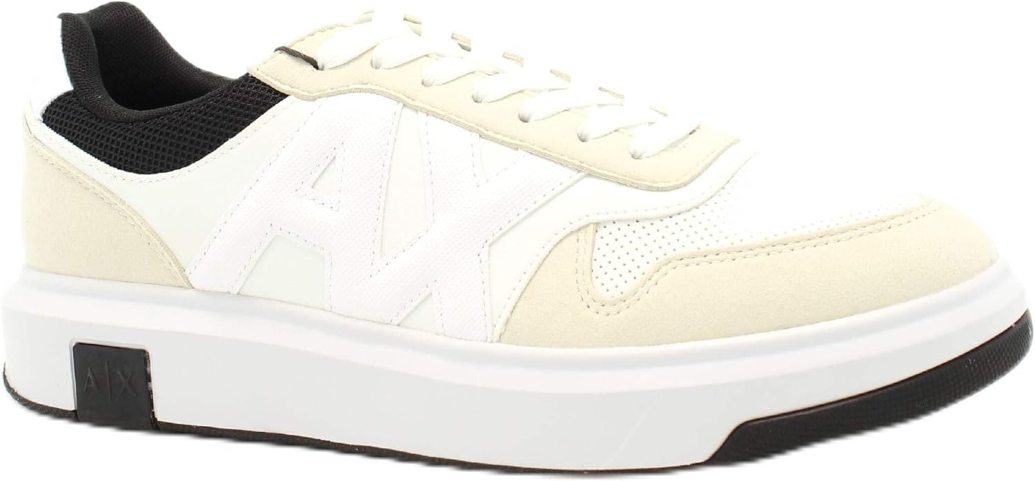 

Мужские кроссовки Armani Exchange Venice на шнуровке, белый/черный