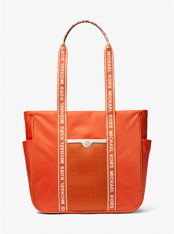 

Большая нейлоновая сумка-тоут Jet set Michael Kors, красный