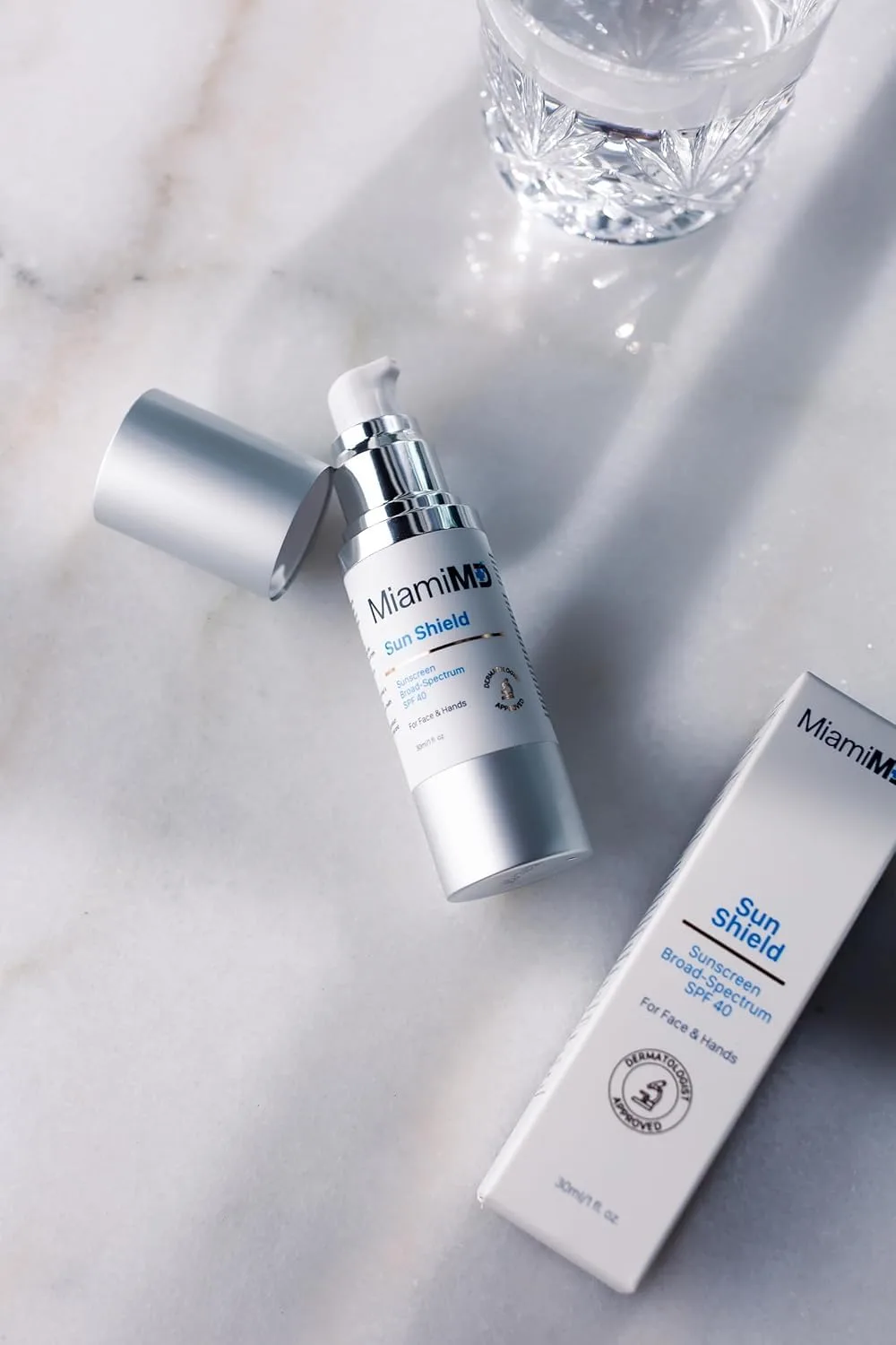 Sun Shield солнцезащитный крем для лица, 30 мл, SPF 40, с витамином C и алоэ вера, для всех типов кожи Miamimd — фото 4