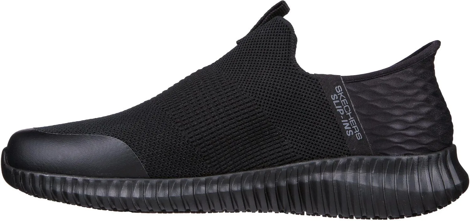 Мужские слипоны Skechers Hands Free Cessnock Rylind SrSneaker, белый/черный — фото 4