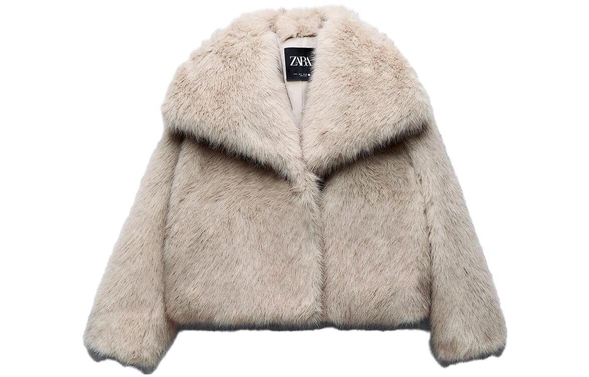 

Шуба Zara, белый